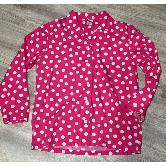 Y2K vintage style polka dot cutest‎ button down shirt small - Picture 1 of 5